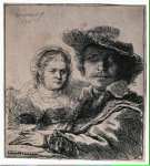 Rembrandt Harmensz. van Rijn Self-Portrait with Saskia  - Hermitage